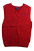 A Red Outerwear Vests from Polo Ralph Lauren in size 7Y for boy. (Front View)