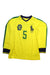 A Yellow Long Sleeve Polos from Polo Ralph Lauren in size 10Y for boy. (Front View)