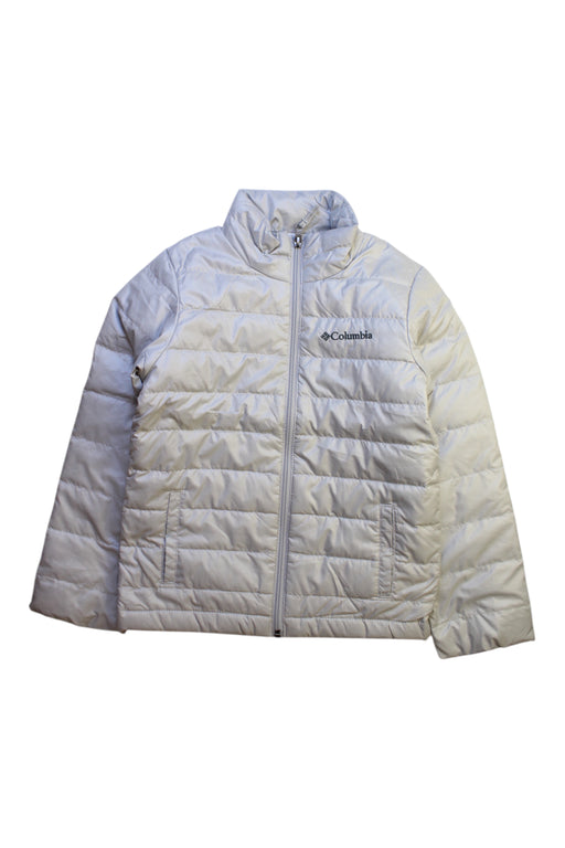 A White Puffer/Quilted Coats & Outerwear from Columbia in size 6T for boy. (Front View)