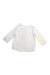 A White Long Sleeve Tops from purebaby in size 6-12M for girl. (Back View)