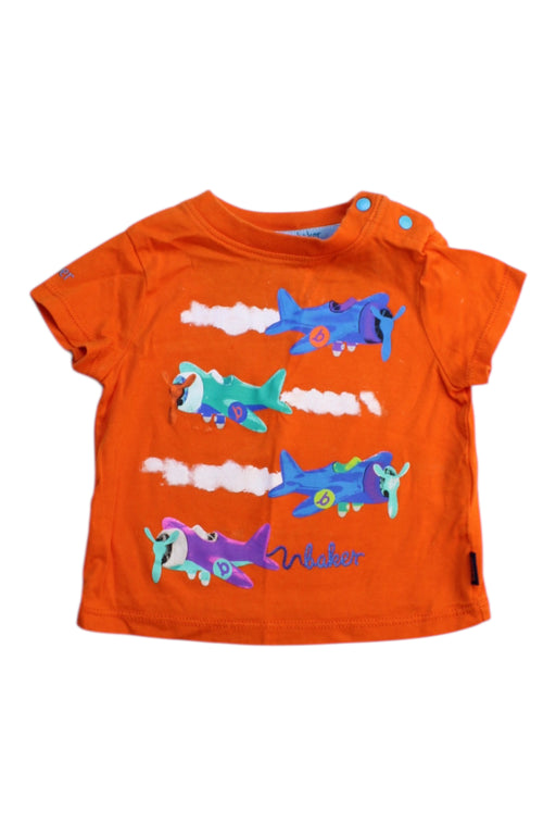 A Orange Short Sleeve Tops from Baker by Ted Baker in size 3-6M for boy. (Front View)
