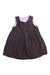 A Brown Sleeveless Dresses from John Lewis in size 0-3M for girl. (Front View)