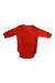 A Red Long Sleeve Bodysuits from Baker by Ted Baker in size 0-3M for boy. (Back View)