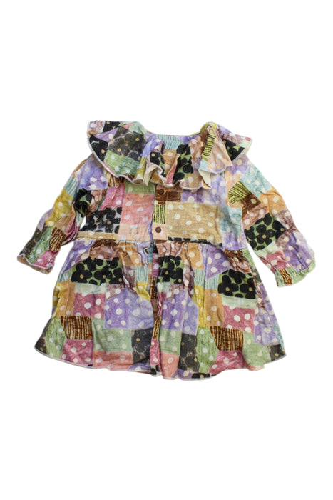 A Multicolour Long Sleeve Dresses from Lastella in size 3-6M for girl. (Front View)