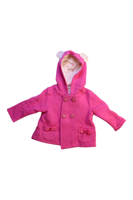 A Pink Coats from Baker by Ted Baker in size 3-6M for girl. (Front View)