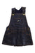A Navy Overall Dresses from Cadet Rousselle in size 3-6M for girl. (Front View)