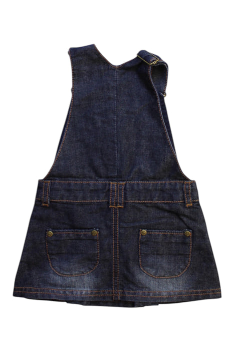 A Navy Overall Dresses from Cadet Rousselle in size 3-6M for girl. (Back View)