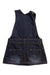A Navy Overall Dresses from Cadet Rousselle in size 3-6M for girl. (Back View)