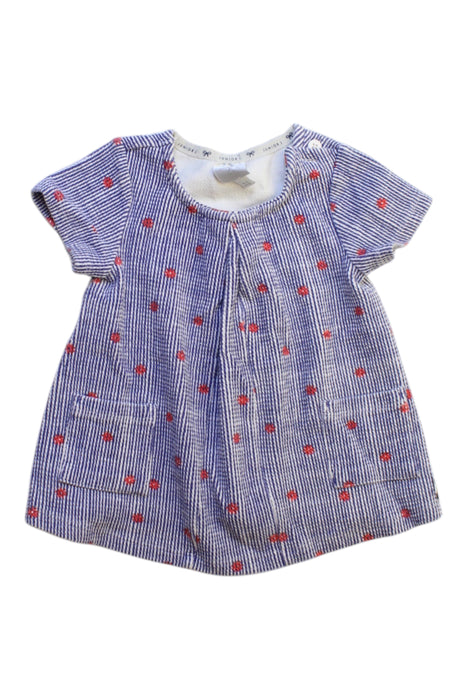 A Blue Short Sleeve Dresses from J by Jasper Conran in size 3-6M for girl. (Front View)