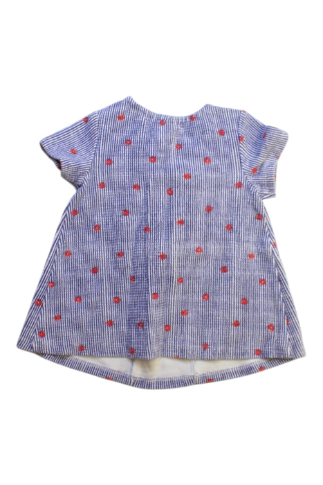 A Blue Short Sleeve Dresses from J by Jasper Conran in size 3-6M for girl. (Back View)