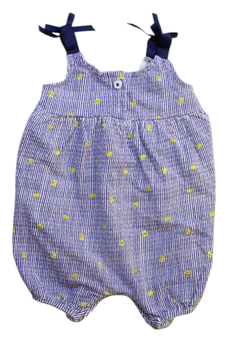 A Blue Sleeveless Rompers from J by Jasper Conran in size 3-6M for girl. (Back View)