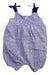 A Blue Sleeveless Rompers from J by Jasper Conran in size 3-6M for girl. (Back View)