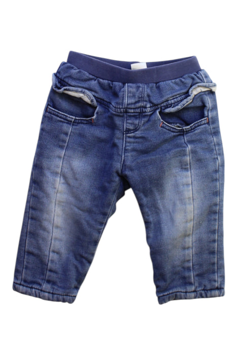 A Blue Casual Pants from Kingkow in size 3-6M for boy. (Front View)