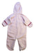 A Pink Snowsuits from Patagonia in size 6-12M for girl. (Back View)