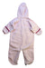 A Pink Snowsuits from Patagonia in size 6-12M for girl. (Back View)