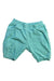 A Green Shorts from John Lewis in size 3-6M for girl. (Front View)