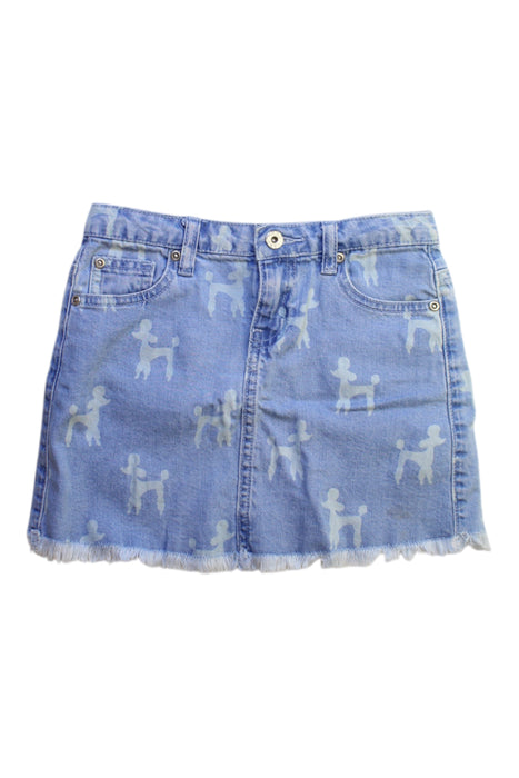 A Blue Short Skirts from Seed in size 7Y for girl. (Front View)