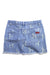 A Blue Short Skirts from Seed in size 7Y for girl. (Back View)