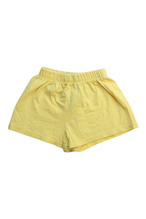 A Yellow Shorts from Mothercare in size 6-12M for girl. (Front View)