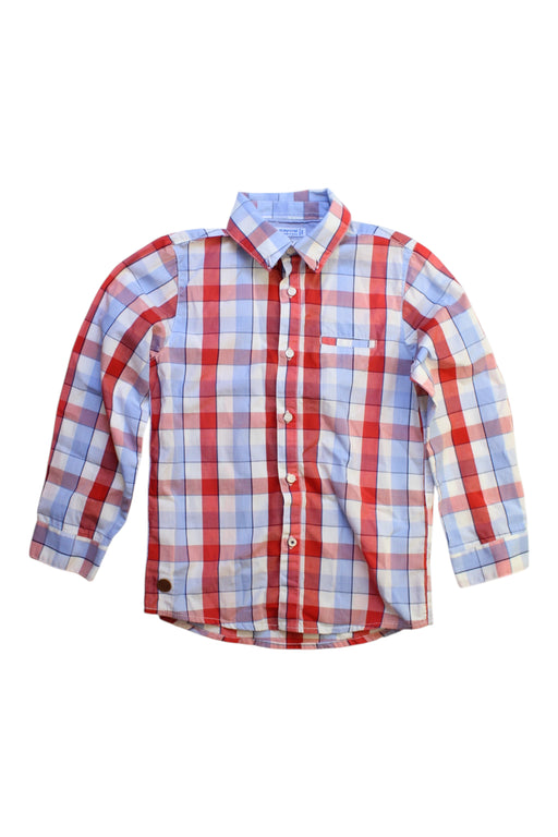A Multicolour Long Sleeve Shirts from Mayoral in size 4T for boy. (Front View)
