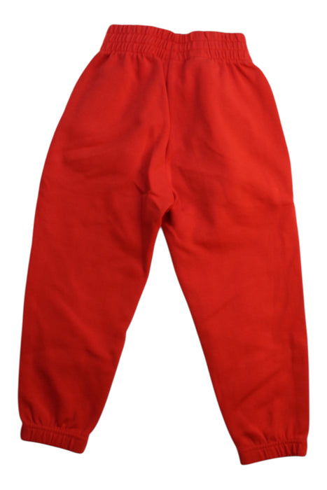 A Red Sweatpants from Adidas in size 5T for boy. (Back View)