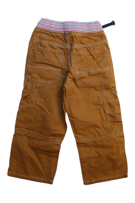 A Brown Casual Pants from Boden in size 3T for boy. (Back View)