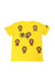 A Yellow Short Sleeve T Shirts from BAPE KIDS in size 10Y for neutral. (Back View)