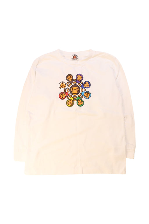 A Multicolour Long Sleeve T Shirts from BAPE KIDS in size 10Y for neutral. (Front View)