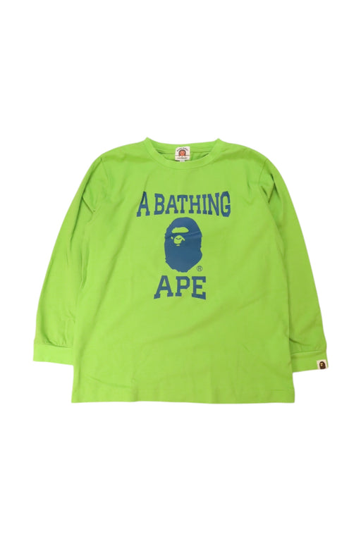 A Green Crewneck Sweatshirts from BAPE KIDS in size 10Y for neutral. (Front View)