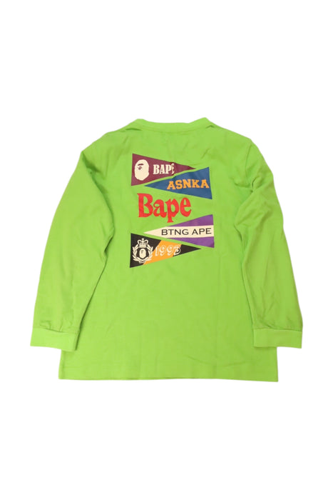 A Green Crewneck Sweatshirts from BAPE KIDS in size 10Y for neutral. (Back View)