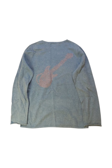 A Blue Long Sleeve Tops from Excuse My French in size 10Y for neutral. (Back View)