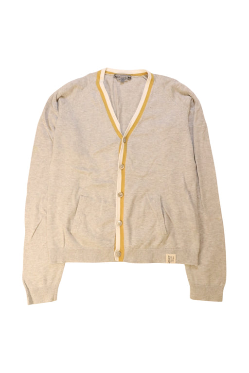 A Grey Cardigans from Bonpoint in size 12Y for girl. (Front View)