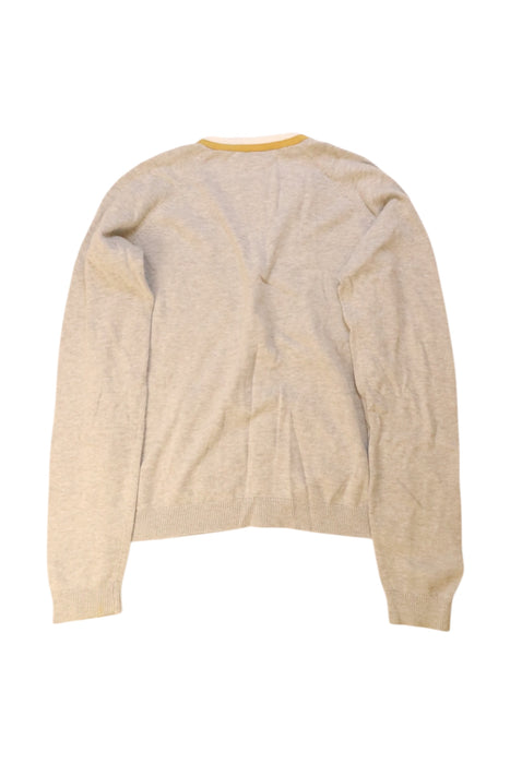 A Grey Cardigans from Bonpoint in size 12Y for girl. (Back View)