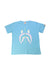A Blue Short Sleeve T Shirts from BAPE KIDS in size 10Y for neutral. (Front View)