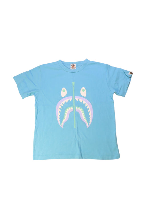 A Blue Short Sleeve T Shirts from BAPE KIDS in size 10Y for neutral. (Front View)
