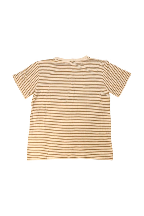A Beige Short Sleeve T Shirts from Bonpoint in size 12Y for neutral. (Back View)