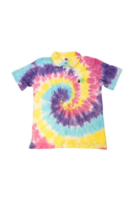 A Multicolour Short Sleeve Polos from BAPE KIDS in size 10Y for boy. (Front View)