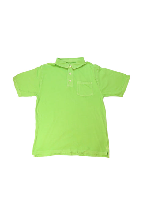 A Green Short Sleeve Polos from Crewcuts in size 10Y for boy. (Front View)