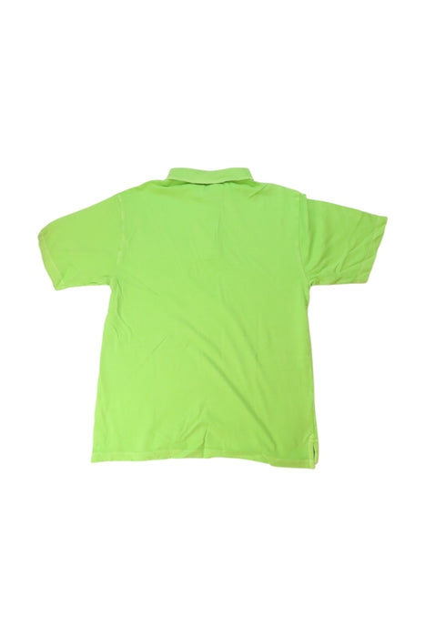 A Green Short Sleeve Polos from Crewcuts in size 10Y for boy. (Back View)