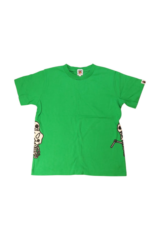A Green Short Sleeve T Shirts from BAPE KIDS in size 10Y for neutral. (Front View)