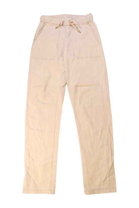 A Beige Casual Pants from Bonpoint in size 12Y for neutral. (Front View)