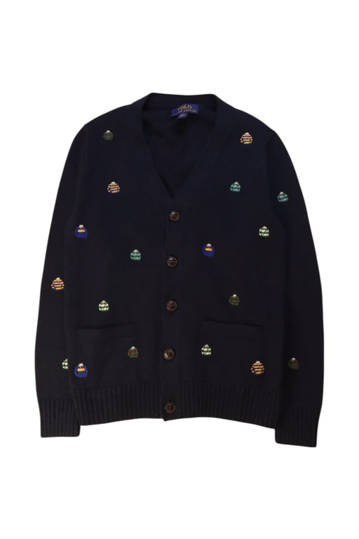A Navy Cardigans from Polo Ralph Lauren in size 10Y for boy. (Front View)