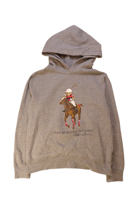 A Grey Hooded Sweatshirts from Polo Ralph Lauren in size 10Y for neutral. (Front View)