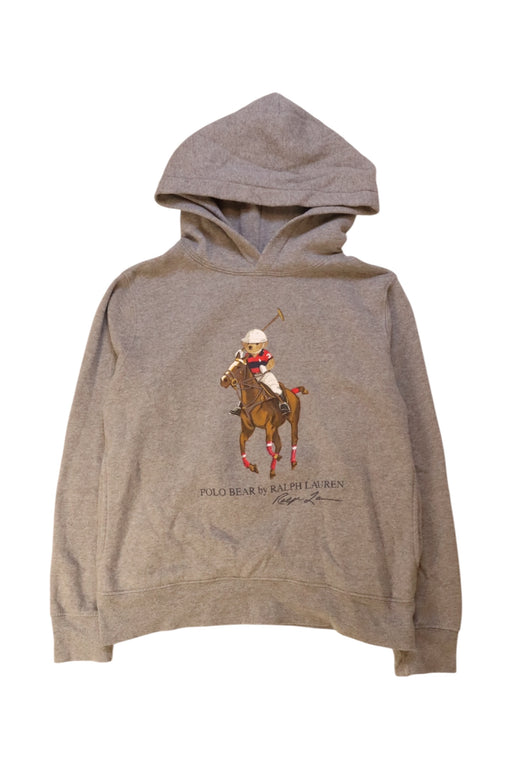 A Grey Hooded Sweatshirts from Polo Ralph Lauren in size 10Y for neutral. (Front View)