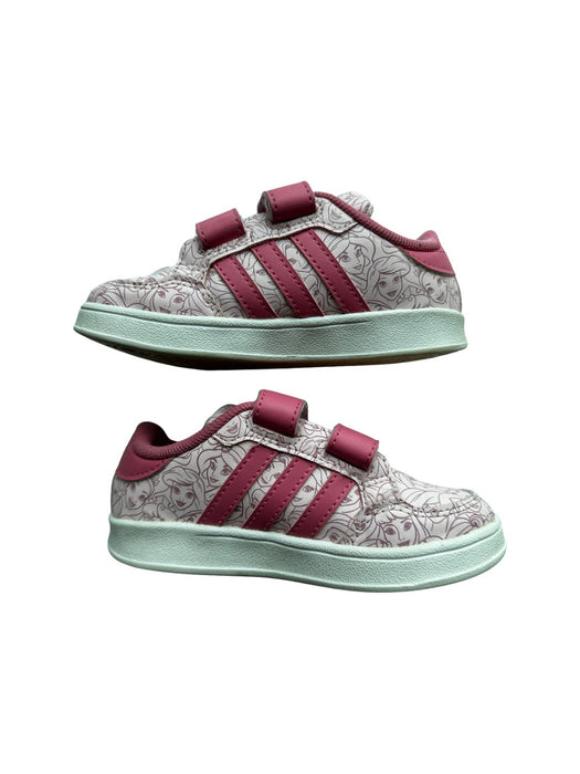 A Pink Sneakers from Adidas in size 3T for neutral. (Back View)