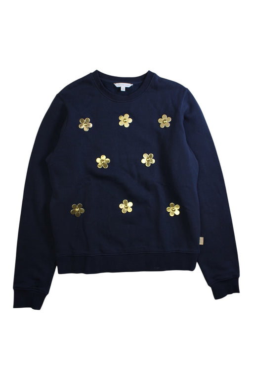 A Navy Sweatshirts from Little Marc Jacobs in size 12Y for girl. (Front View)