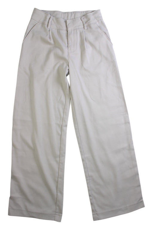A Beige Dress Pants from Abercrombie & Fitch in size 9Y for girl. (Front View)