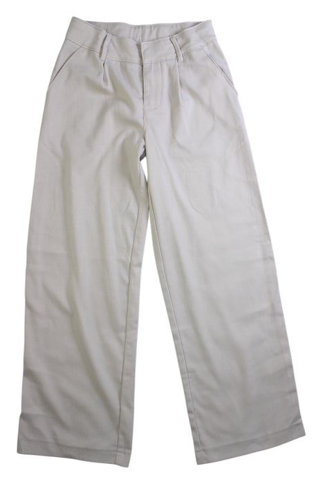 A Beige Dress Pants from Abercrombie & Fitch in size 9Y for girl. (Front View)