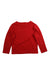 A Red Long Sleeve Tops from Petit Bateau in size 5T for boy. (Back View)