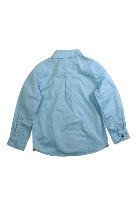 A Blue Long Sleeve Shirts from Paul Smith in size 4T for boy. (Back View)